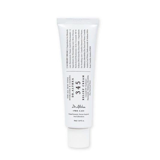 Dr.Althea 345 Relief Cream | Daily Face Moisturizer for Soothing Recovery and Blemish Care with PDRN & Niacinamide | Korean Vegan Skincare for All Skin Types, 1.69 Fl Oz (Ver.2 - Pack of 1)