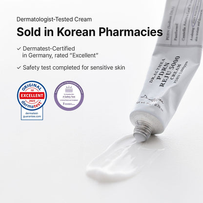 Dr.Althea PDRN Reju 5000 Cream | Biome PDRN Cream for Irritated, Sensitive Skin | Soothing Face Moisturizer with Panthenol and Centella | Korean Vegan Skin Care for All Skin Types, 0.7 Fl Oz